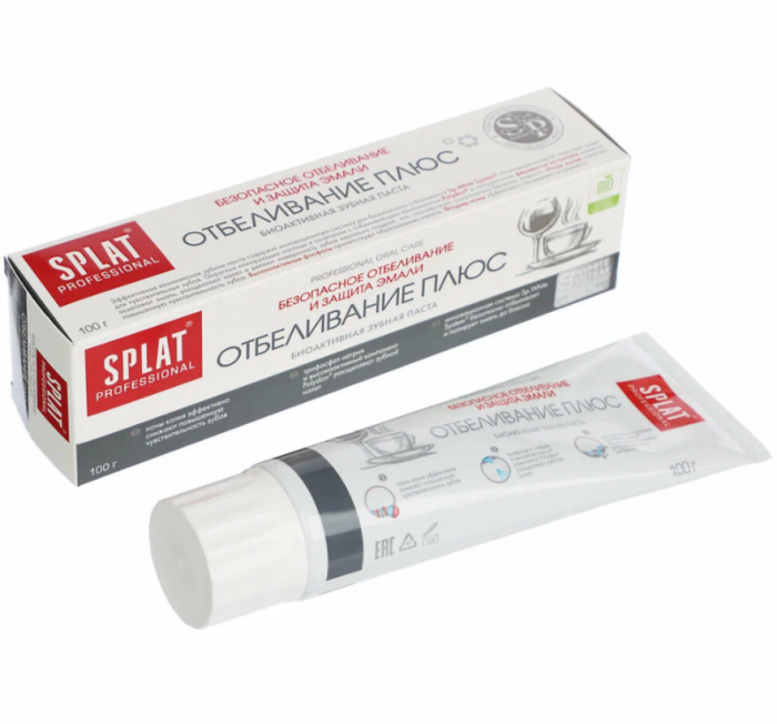 Зубная паста Splat professional Отбеливание плюс 100 г