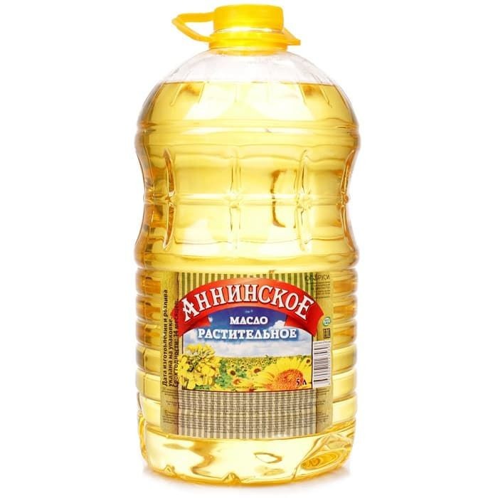 Масло подсолнечное Аннинское 5 л