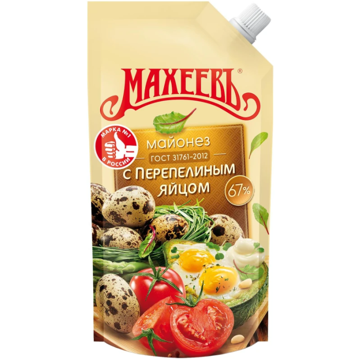 Махеевъ Майонез с перепелиным яйцом 190 г