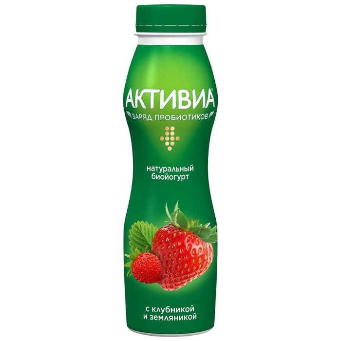 Актибио питьевой Клубника земляника 260 г.
