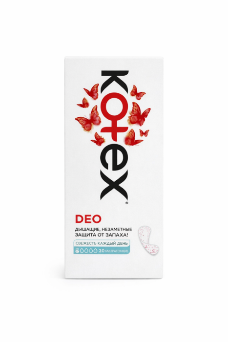 Ежедневные прокладки Kotex 2в1. 20 шт