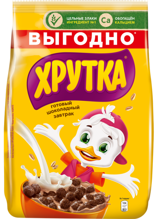 Готовый завтрак Хрутка шоколадные шарики 650 г