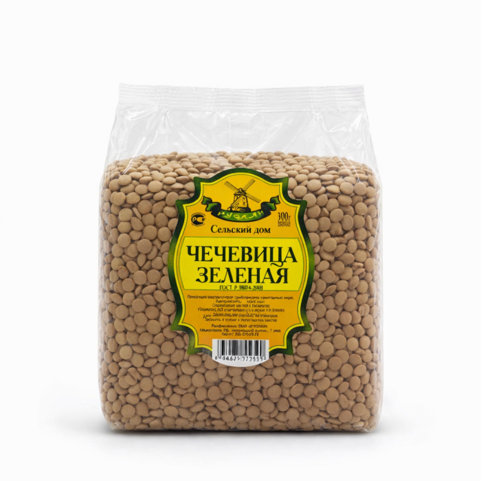 Чечевица зеленая 300 г.