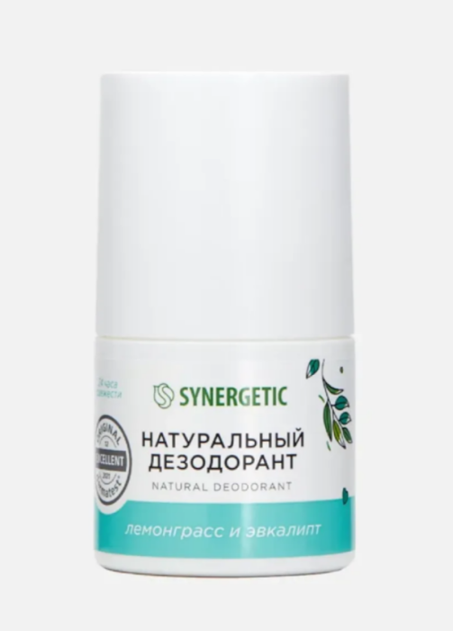 Synergetic дезодорант лемонграсс и эквалипт 50 мл