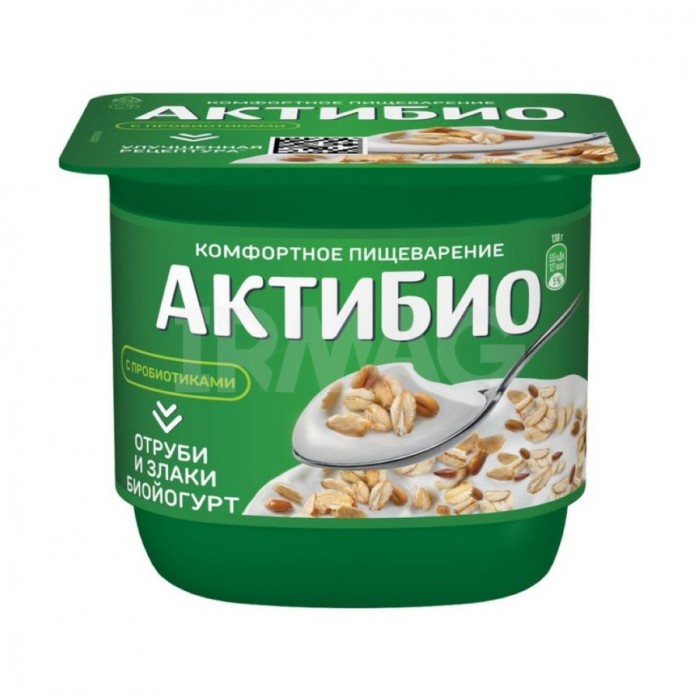 Йогурт АктиБио Отруби-злаки 130 г