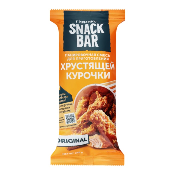 Панировочная смесь для хруст. курочки Snack bar 240 г.